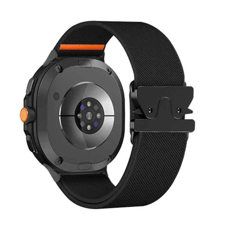 パラシュートバックルストレッチナイロンウォッチバンド、Samsung Galaxy Watch8 / Watch8 Classic用