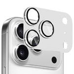 ENKAY CDテクスチャ アルミ合金強化ガラスレンズカバーフィルム、iPhone 17 Pro Max用、iPhone 17 Pro用