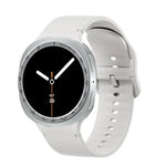 スピードベゼルと無地ステッチシリコンウォッチバンド、Samsung Galaxy Watch8 44mm用、Samsung Galaxy Watch8 40mm用