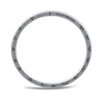 スピードベゼルと無地ステッチシリコンウォッチバンド、Samsung Galaxy Watch8 44mm用、Samsung Galaxy Watch8 40mm用