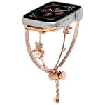 銅象嵌入りベアジルコンブレスレットウォッチバンド、Apple Watch 46mm / 49mm / 45mm / 44mm用、Apple Watch 42mm / 41mm / 40mm / 38mm用