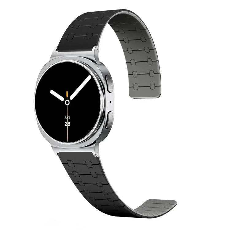 ツートンカラー ループ マグネット式シリコンウォッチバンド、Samsung Galaxy Watch8 / Watch8 Classic用
