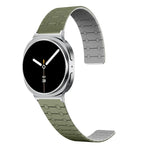 ツートンカラー ループ マグネット式シリコンウォッチバンド、Samsung Galaxy Watch8 / Watch8 Classic用