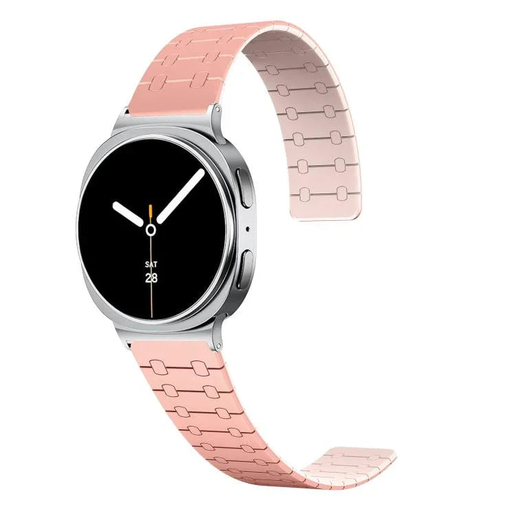 ツートンカラー ループ マグネット式シリコンウォッチバンド、Samsung Galaxy Watch8 / Watch8 Classic用