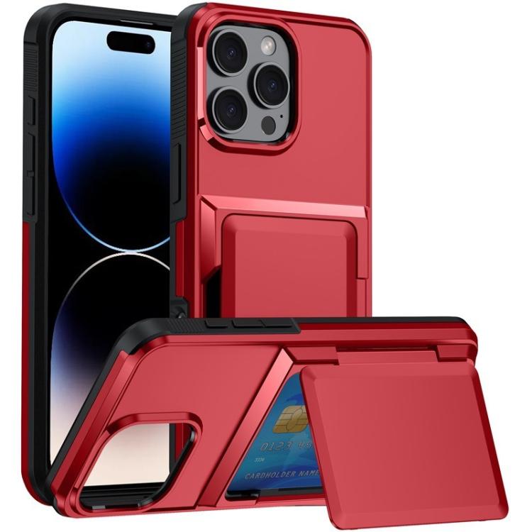 Kalebol フリップカード財布ホルダー 衝撃吸収電話ケース、iPhone 17 Pro Max 用、iPhone 17 Pro 用、iPhone 17 用、iPhone Air 用、iPhone 16 Pro Max 用、iPhone 16 Pro 用、iPhone 16 Plus 用、iPhone 16 用