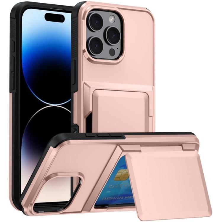 Kalebol フリップカード財布ホルダー 衝撃吸収電話ケース、iPhone 17 Pro Max 用、iPhone 17 Pro 用、iPhone 17 用、iPhone Air 用、iPhone 16 Pro Max 用、iPhone 16 Pro 用、iPhone 16 Plus 用、iPhone 16 用