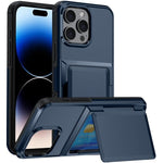 Kalebol フリップカード財布ホルダー 衝撃吸収電話ケース、iPhone 17 Pro Max 用、iPhone 17 Pro 用、iPhone 17 用、iPhone Air 用、iPhone 16 Pro Max 用、iPhone 16 Pro 用、iPhone 16 Plus 用、iPhone 16 用