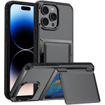 Kalebol フリップカード財布ホルダー 衝撃吸収電話ケース、iPhone 17 Pro Max 用、iPhone 17 Pro 用、iPhone 17 用、iPhone Air 用、iPhone 16 Pro Max 用、iPhone 16 Pro 用、iPhone 16 Plus 用、iPhone 16 用