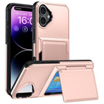 Kalebol フリップカード財布ホルダー 衝撃吸収電話ケース、iPhone 17 Pro Max 用、iPhone 17 Pro 用、iPhone 17 用、iPhone Air 用、iPhone 16 Pro Max 用、iPhone 16 Pro 用、iPhone 16 Plus 用、iPhone 16 用
