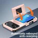 Kalebol フリップカード財布ホルダー 衝撃吸収電話ケース、iPhone 17 Pro Max 用、iPhone 17 Pro 用、iPhone 17 用、iPhone Air 用、iPhone 16 Pro Max 用、iPhone 16 Pro 用、iPhone 16 Plus 用、iPhone 16 用