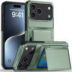 Kalebol フリップカード財布ホルダー 衝撃吸収電話ケース、iPhone 17 Pro Max 用、iPhone 17 Pro 用、iPhone 17 用、iPhone Air 用、iPhone 16 Pro Max 用、iPhone 16 Pro 用、iPhone 16 Plus 用、iPhone 16 用