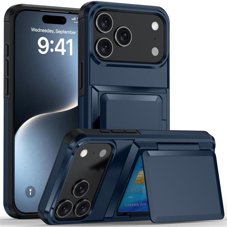 Kalebol フリップカード財布ホルダー 衝撃吸収電話ケース、iPhone 17 Pro Max 用、iPhone 17 Pro 用、iPhone 17 用、iPhone Air 用、iPhone 16 Pro Max 用、iPhone 16 Pro 用、iPhone 16 Plus 用、iPhone 16 用