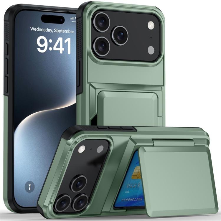 Kalebol フリップカード財布ホルダー 衝撃吸収電話ケース、iPhone 17 Pro Max 用、iPhone 17 Pro 用、iPhone 17 用、iPhone Air 用、iPhone 16 Pro Max 用、iPhone 16 Pro 用、iPhone 16 Plus 用、iPhone 16 用