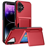 Kalebol フリップカード財布ホルダー 衝撃吸収電話ケース、iPhone 17 Pro Max 用、iPhone 17 Pro 用、iPhone 17 用、iPhone Air 用、iPhone 16 Pro Max 用、iPhone 16 Pro 用、iPhone 16 Plus 用、iPhone 16 用