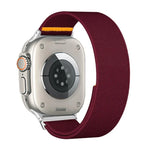 調節可能なシングルループ伸縮ナイロンウォッチバンド、Apple Watch 46mm / 49mm / 45mm / 44mm用、Apple Watch 42mm / 41mm / 40mm / 38mm用
