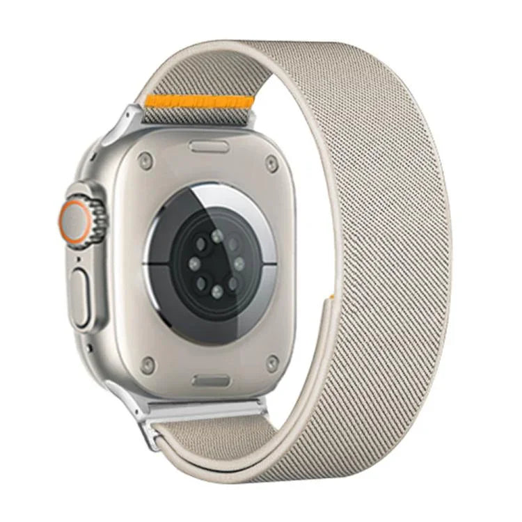 調節可能なシングルループ伸縮ナイロンウォッチバンド、Apple Watch 46mm / 49mm / 45mm / 44mm用、Apple Watch 42mm / 41mm / 40mm / 38mm用