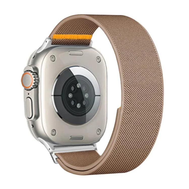 調節可能なシングルループ伸縮ナイロンウォッチバンド、Apple Watch 46mm / 49mm / 45mm / 44mm用、Apple Watch 42mm / 41mm / 40mm / 38mm用