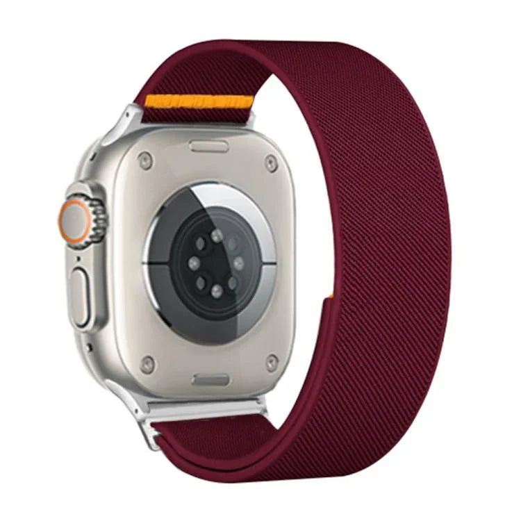 調節可能なシングルループ伸縮ナイロンウォッチバンド、Apple Watch 46mm / 49mm / 45mm / 44mm用、Apple Watch 42mm / 41mm / 40mm / 38mm用