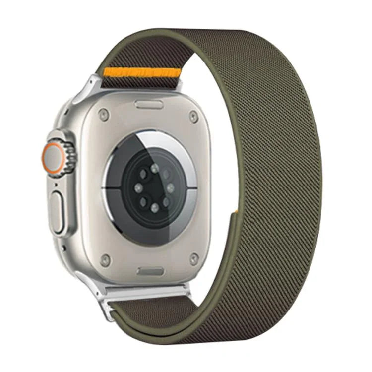 調節可能なシングルループ伸縮ナイロンウォッチバンド、Apple Watch 46mm / 49mm / 45mm / 44mm用、Apple Watch 42mm / 41mm / 40mm / 38mm用