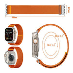 調節可能なシングルループ伸縮ナイロンウォッチバンド、Apple Watch 46mm / 49mm / 45mm / 44mm用、Apple Watch 42mm / 41mm / 40mm / 38mm用