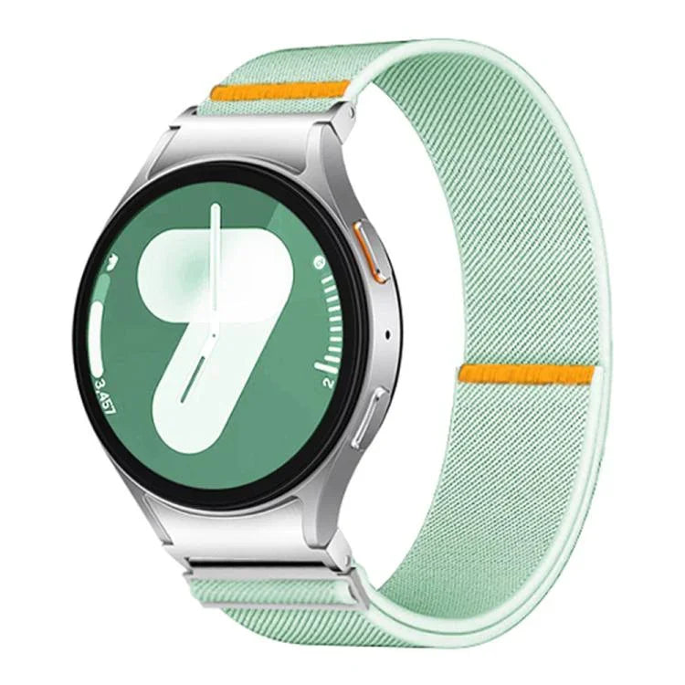 調節可能なシングルループ伸縮ナイロンウォッチバンド、Samsung Galaxy Watch FE / 7 / 6 / 5 / 4用