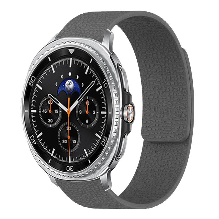 ライチテクスチャーソフト磁気シリコンウォッチバンド、Samsung Galaxy Watch Ultra 47mm / Ultra 2025用、Samsung Galaxy Watch8 / 8 Classic用