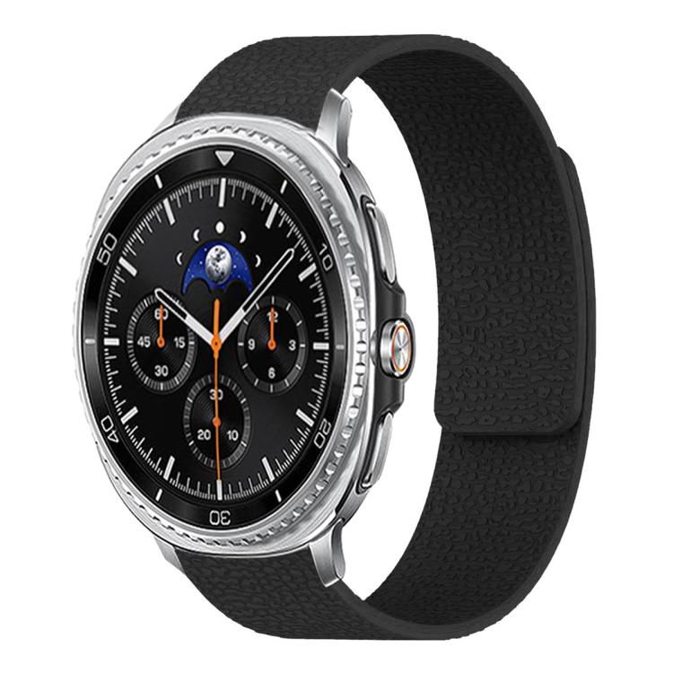 ライチテクスチャーソフト磁気シリコンウォッチバンド、Samsung Galaxy Watch Ultra 47mm / Ultra 2025用、Samsung Galaxy Watch8 / 8 Classic用