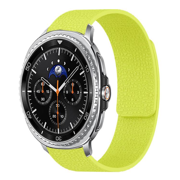 ライチテクスチャーソフト磁気シリコンウォッチバンド、Samsung Galaxy Watch Ultra 47mm / Ultra 2025用、Samsung Galaxy Watch8 / 8 Classic用