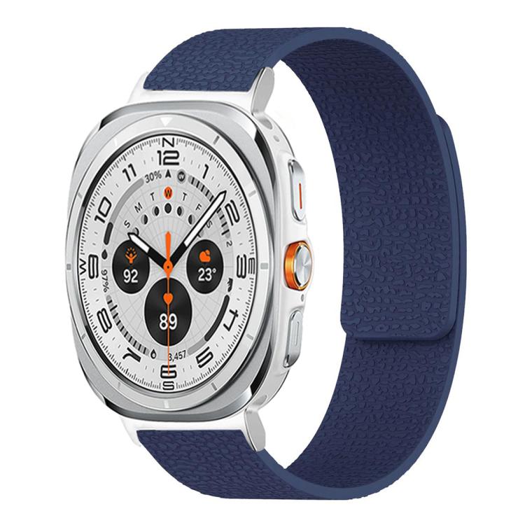 ライチテクスチャーソフト磁気シリコンウォッチバンド、Samsung Galaxy Watch Ultra 47mm / Ultra 2025用、Samsung Galaxy Watch8 / 8 Classic用