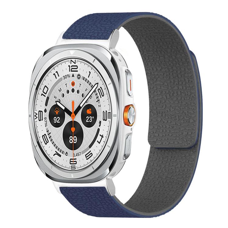 ライチテクスチャーソフト磁気シリコンウォッチバンド、Samsung Galaxy Watch Ultra 47mm / Ultra 2025用、Samsung Galaxy Watch8 / 8 Classic用