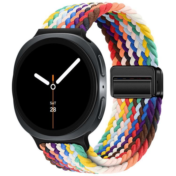 ループマグネティックバックル編みナイロンウォッチバンド、Samsung Galaxy Watch8 / Watch8 Classic用