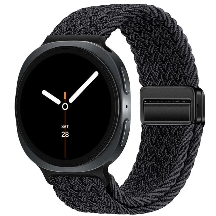ループマグネティックバックル編みナイロンウォッチバンド、Samsung Galaxy Watch8 / Watch8 Classic用