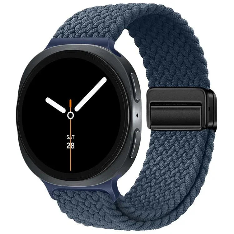 ループマグネティックバックル編みナイロンウォッチバンド、Samsung Galaxy Watch8 / Watch8 Classic用