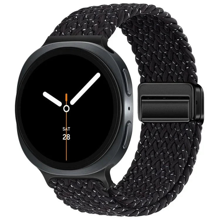 ループマグネティックバックル編みナイロンウォッチバンド、Samsung Galaxy Watch8 / Watch8 Classic用