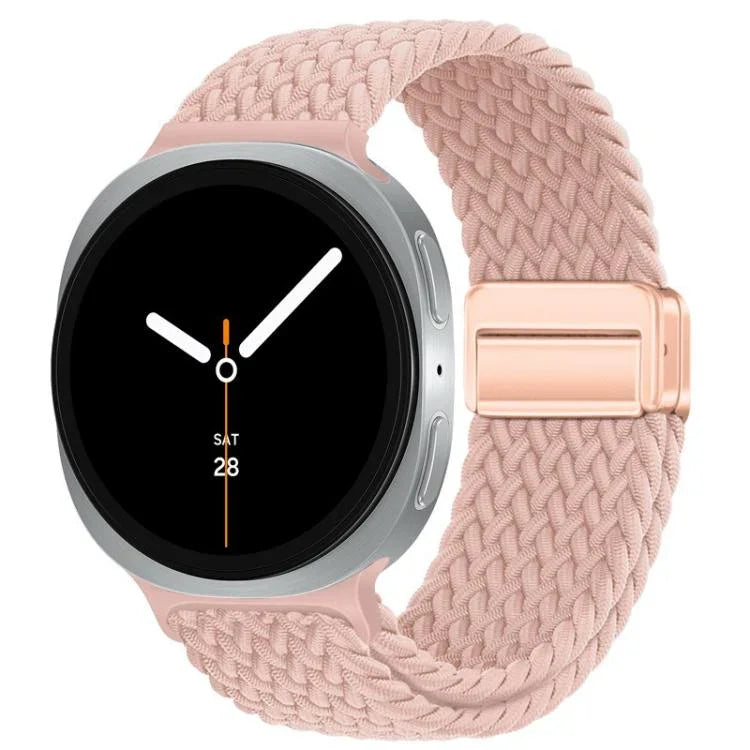 ループマグネティックバックル編みナイロンウォッチバンド、Samsung Galaxy Watch8 / Watch8 Classic用