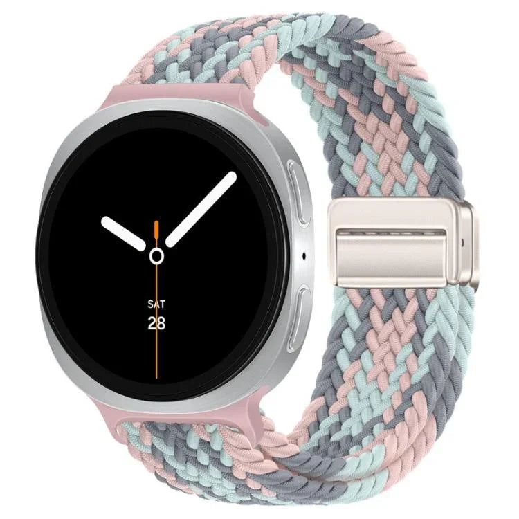 ループマグネティックバックル編みナイロンウォッチバンド、Samsung Galaxy Watch8 / Watch8 Classic用