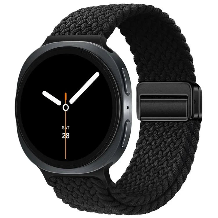 ループマグネティックバックル編みナイロンウォッチバンド、Samsung Galaxy Watch8 / Watch8 Classic用