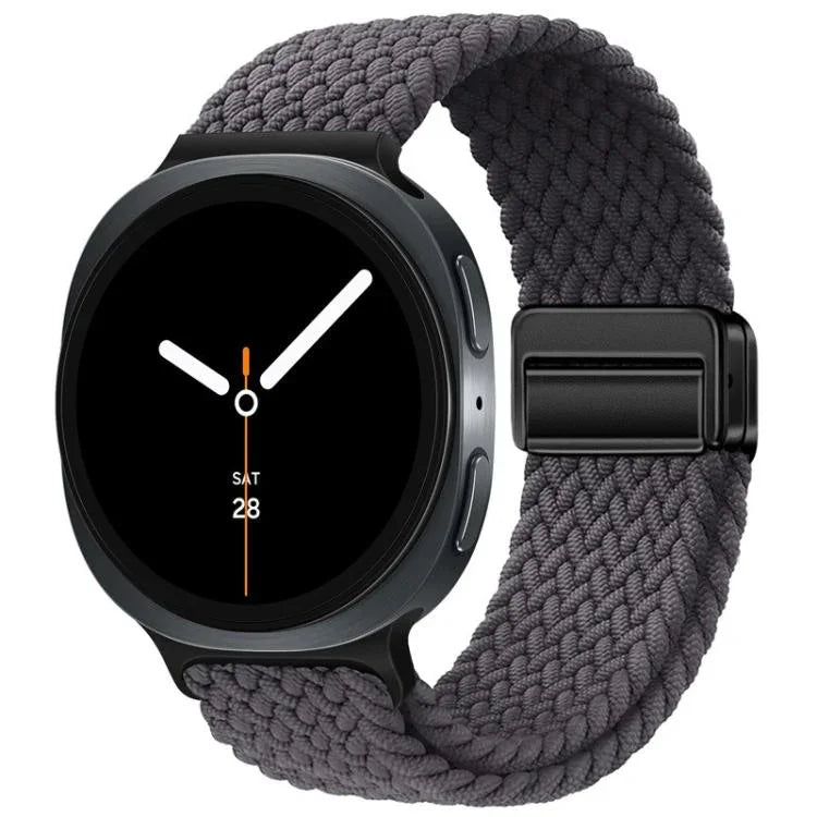 ループマグネティックバックル編みナイロンウォッチバンド、Samsung Galaxy Watch8 / Watch8 Classic用