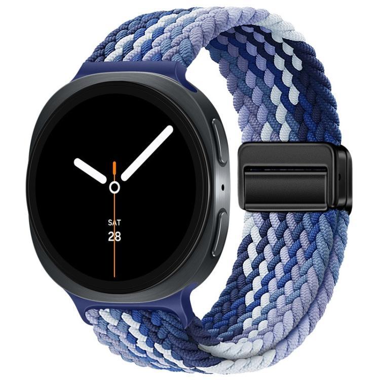 ループマグネティックバックル編みナイロンウォッチバンド、Samsung Galaxy Watch8 / Watch8 Classic用