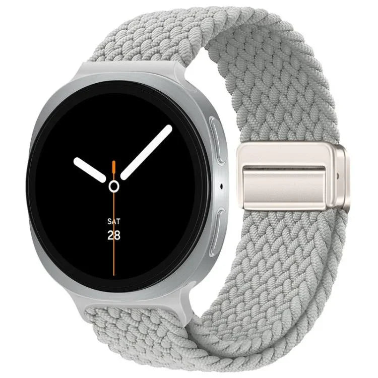 ループマグネティックバックル編みナイロンウォッチバンド、Samsung Galaxy Watch8 / Watch8 Classic用