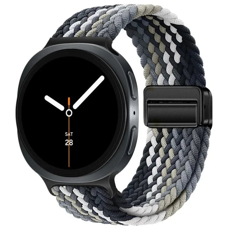 ループマグネティックバックル編みナイロンウォッチバンド、Samsung Galaxy Watch8 / Watch8 Classic用