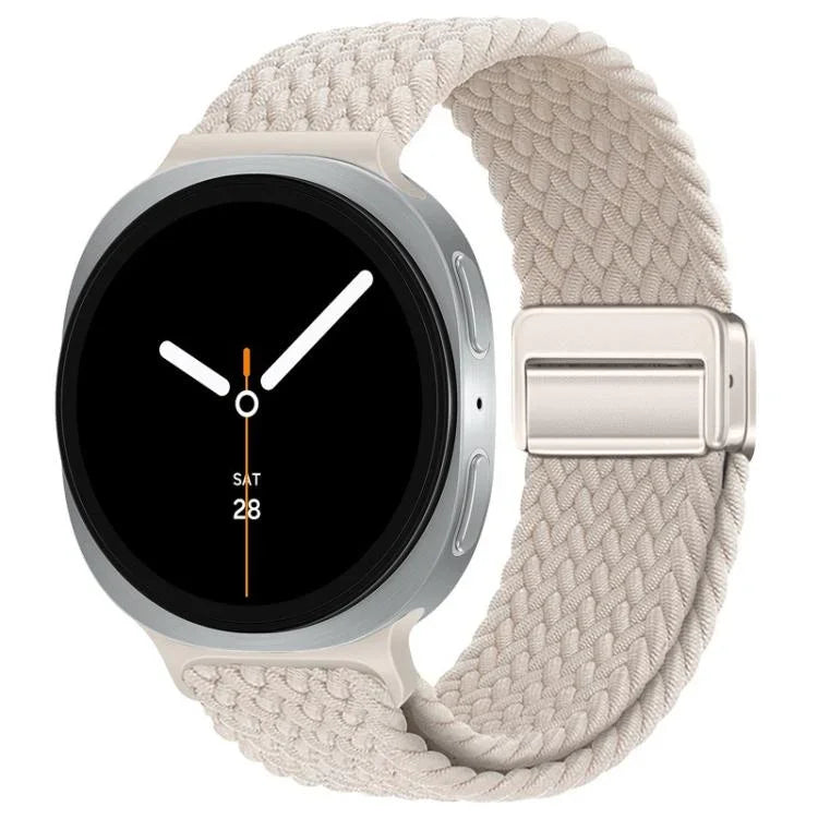 ループマグネティックバックル編みナイロンウォッチバンド、Samsung Galaxy Watch8 / Watch8 Classic用