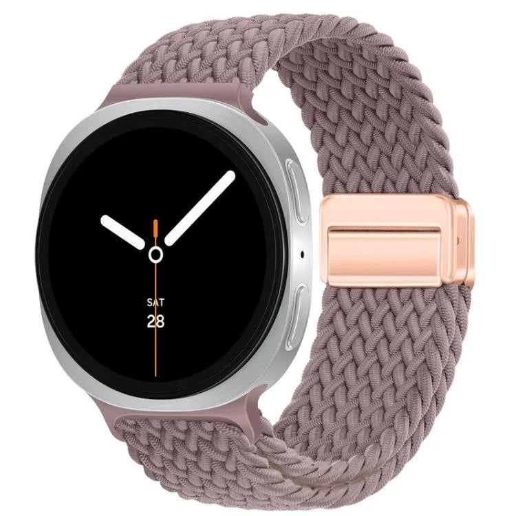 ループマグネティックバックル編みナイロンウォッチバンド、Samsung Galaxy Watch8 / Watch8 Classic用