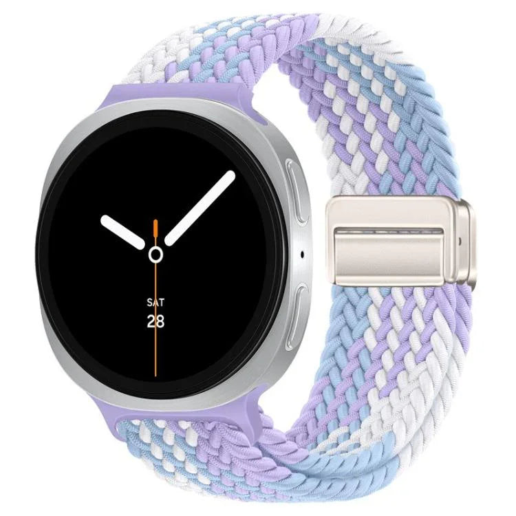 ループマグネティックバックル編みナイロンウォッチバンド、Samsung Galaxy Watch8 / Watch8 Classic用