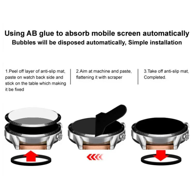 高精細 コンポジット ウォッチスクリーンプロテクターフィルム、Google Pixel Watch 4 45mm用、Google Pixel Watch 4 41mm用