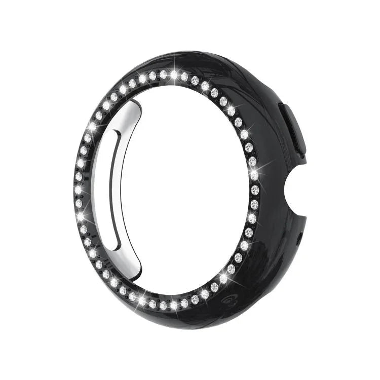 シングルロウ ダイヤモンド ホロー PC ウォッチ保護カバー、Google Pixel Watch4 45mm用、Google Pixel Watch4 41mm用
