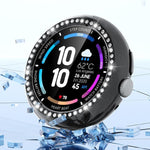シングルロウ ダイヤモンド ホロー PC ウォッチ保護カバー、Google Pixel Watch4 45mm用、Google Pixel Watch4 41mm用
