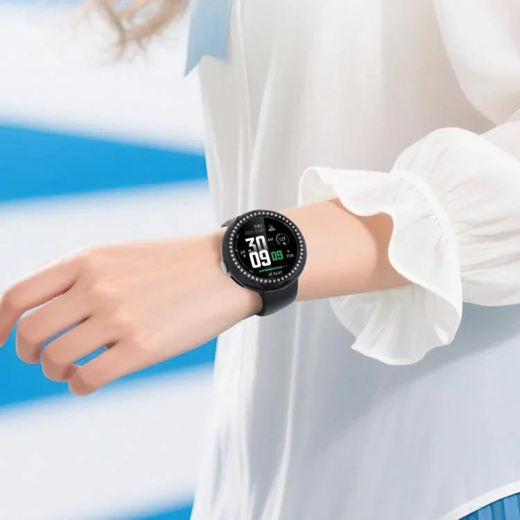シングルロウ ダイヤモンド ホロー PC ウォッチ保護カバー、Google Pixel Watch4 45mm用、Google Pixel Watch4 41mm用