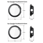 全面カバー 電気めっき TPU ウォッチ保護カバー、Google Pixel Watch4 45mm用、Google Pixel Watch4 41mm用