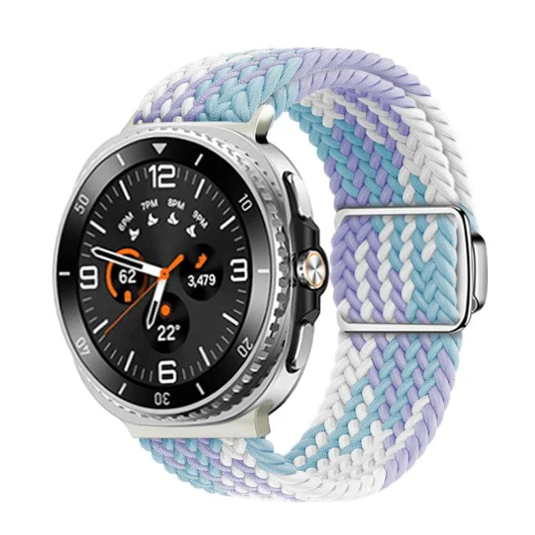 マグネティックバックル編みナイロンウォッチバンド、Samsung Galaxy Watch8 / Watch8 Classic用